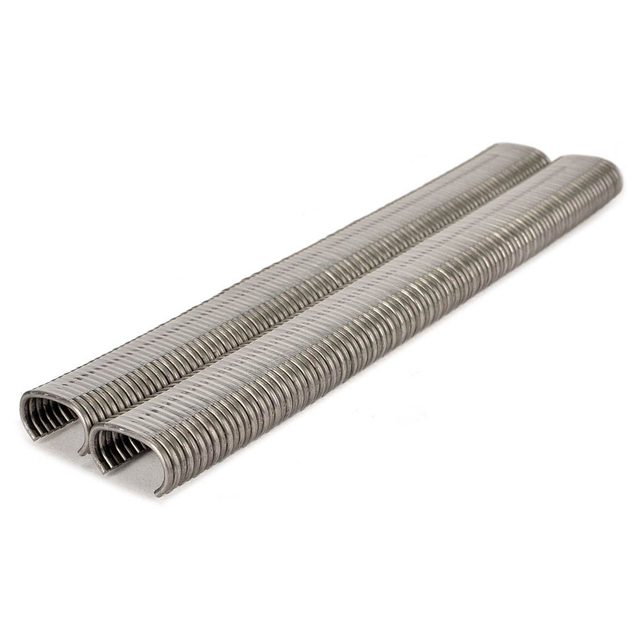 15GA 3/4 นิ้ว 15100B Bright Finish Automotive Benotery Benotery Hog Hog