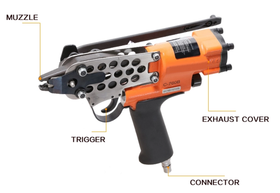 Pneumatic Hog Ring Gun C760B KYA FASTENERS