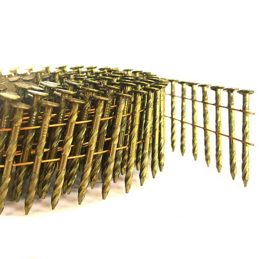 Coil Siding Nails 15 Degree Galvanized 11/2 Inch KYA FASTENERS