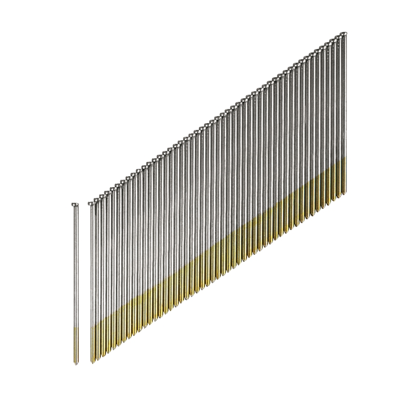 34 Degree 15 Gauge Finish Nails 2 Inch Length Electro Galvanized - KYA