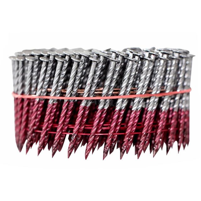 Draadpalletspoelnaels 2-1/4'x.099 '' rooi deklaag