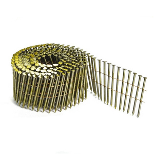 15 Degree Galvanized 1-1/4-Inch Ring Shank Coil Nails