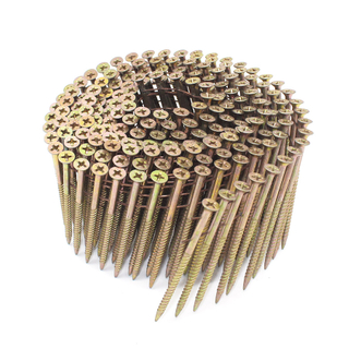 3" x .113" 15 Degree Wire Coil Philips Head Screw Nails