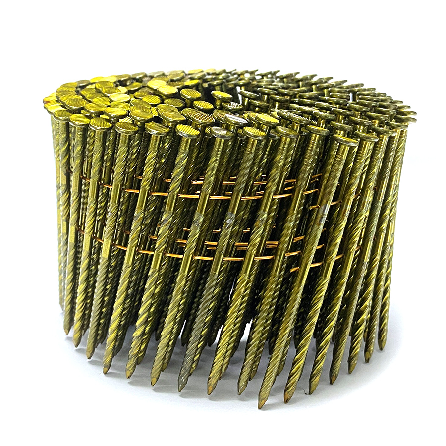 15 graden heldere schroefschachtdraad Coilnagels 3,05x75mm