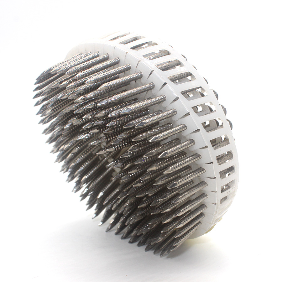 15stupňov&eacute; plastov&eacute; hřeb&iacute;ky z nerezov&eacute; oceli kroužkov&aacute; stopka 2,5 x 40 mm 
