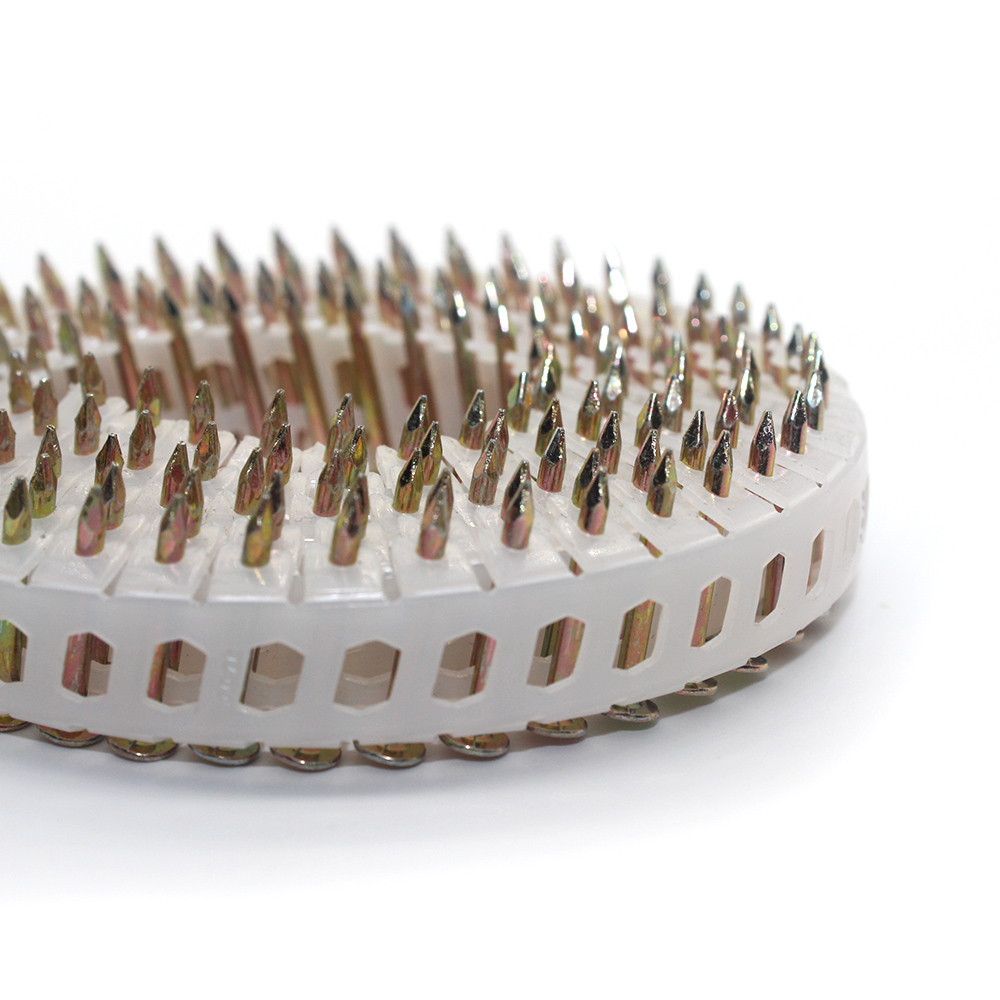 Paku Gegelung Lembaran Plastik Elektro Tergalvani 15 Darjah 1.8x18mm 