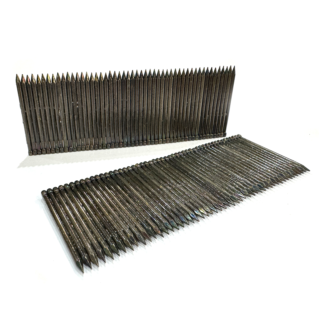 15 gauge galvaniserade Fst32 h&aring;rdst&aring;l betongfinish spikar