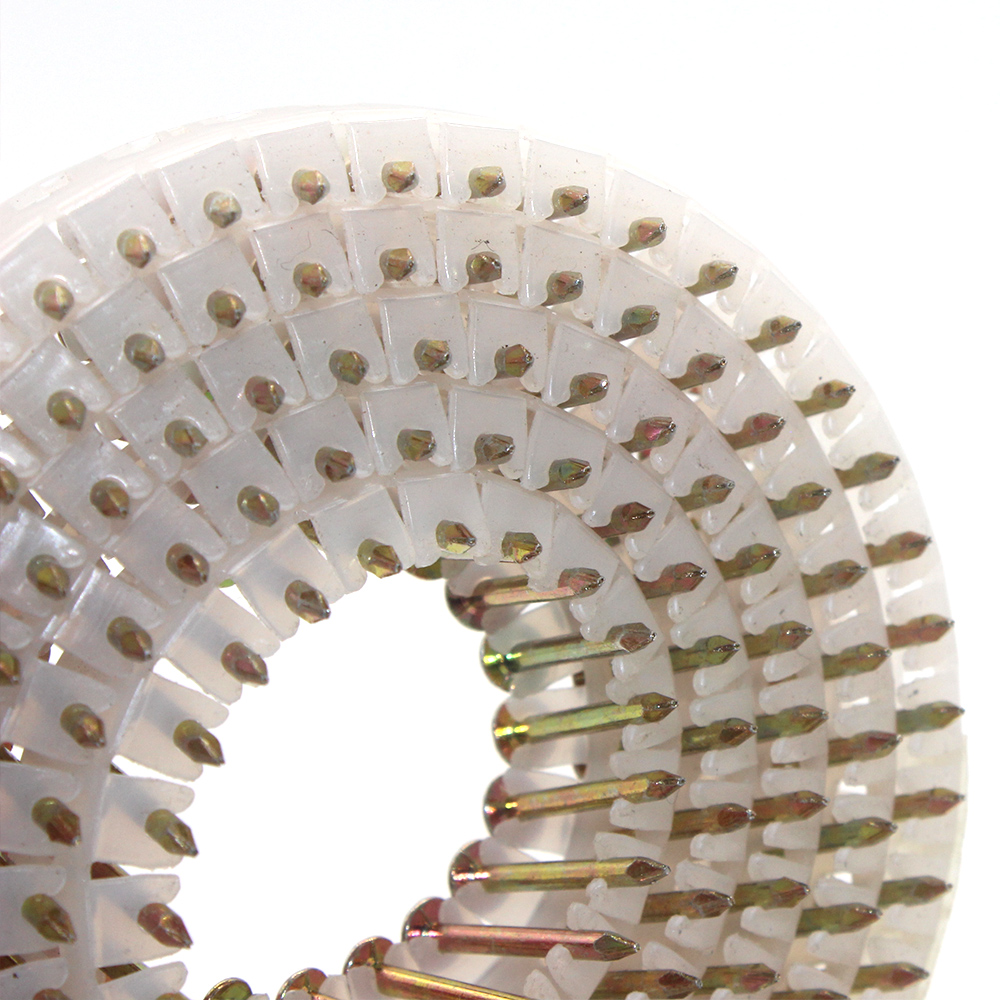 Paku Gegelung Lembaran Plastik Elektro Tergalvani 15 Darjah 1.8x18mm 