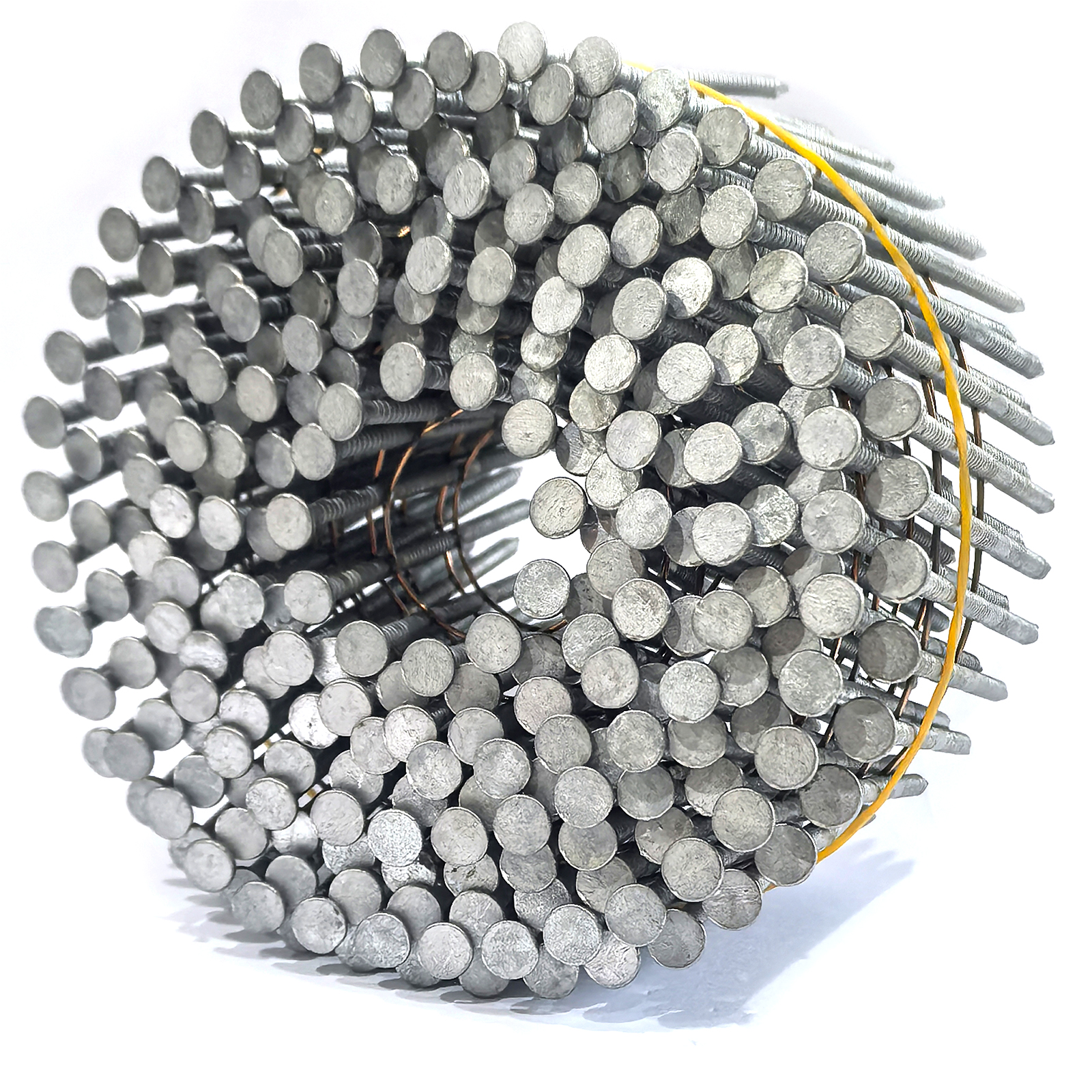 Hot Dipped Galvanized Coil Nails 15 Gradus 2.8x64mm Ring Shank