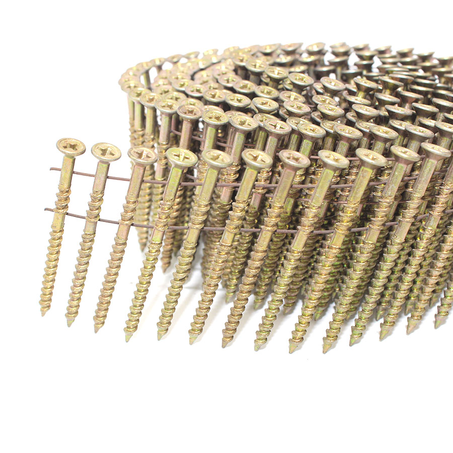 15 Degree Wire Coil Philips Head Nail Screw