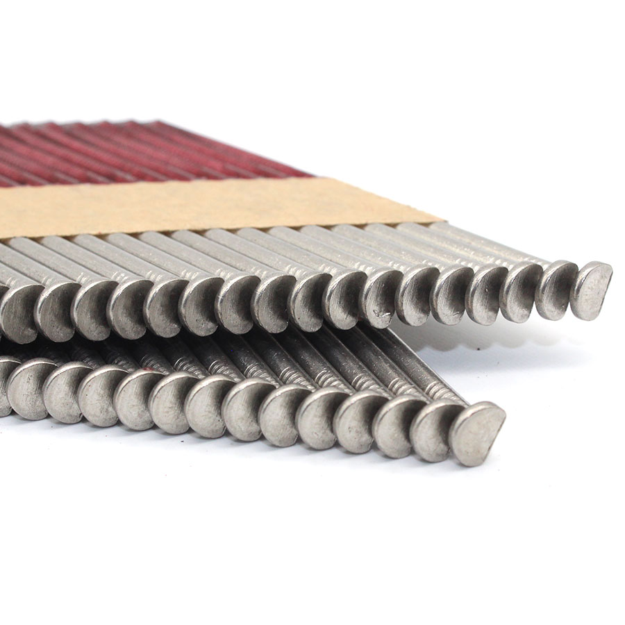 34 Degree Stainless Steel Framing Nails Ring Shank 31/2 Inch X 0.125