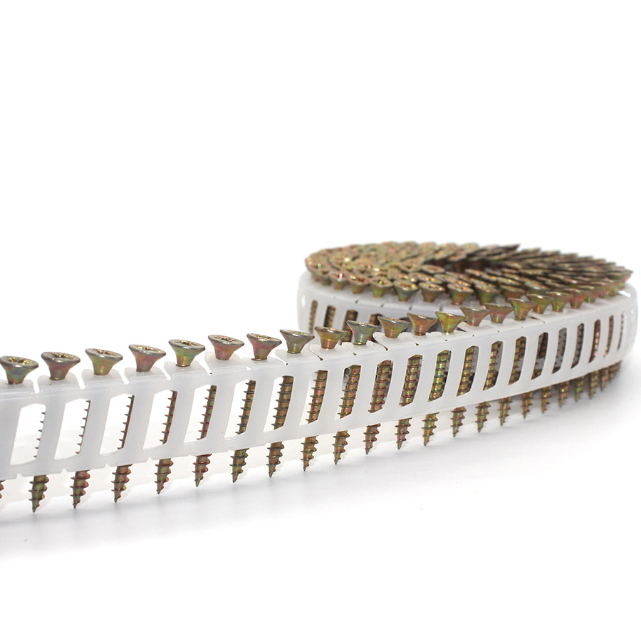 15 grade gegalvaniseerde plastiekplaat Spoel spykerskroef 3.5x30mm