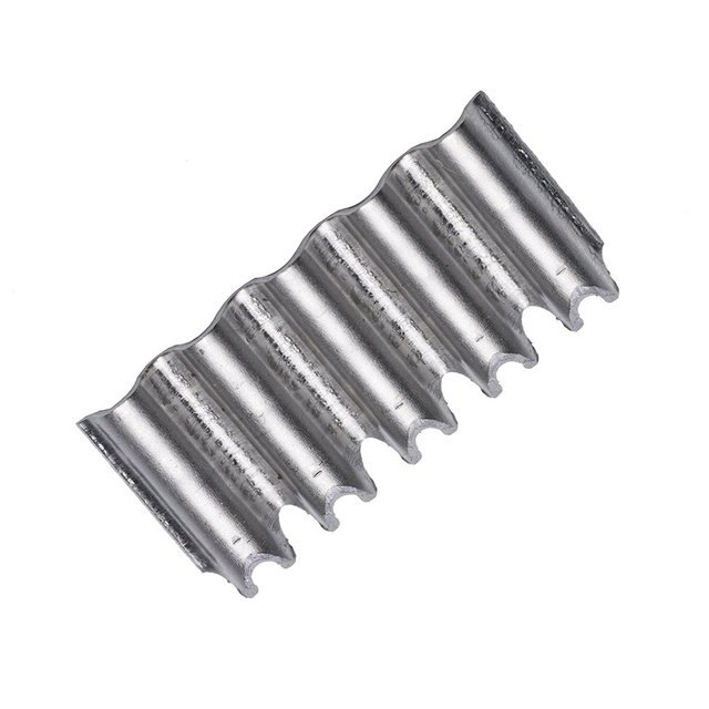 Anim na pahilig na corrugated na mga kuko