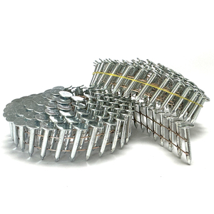 Clavos para techos galvanizados con mango liso de 15 grados, 7/8 pulgadas x 0,120