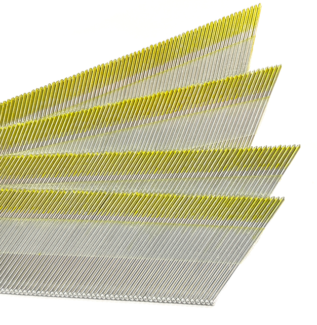 15 calibre 34 grado DA &aacute;ngulo acabado clavos 2-1/4 pulgadas largo .