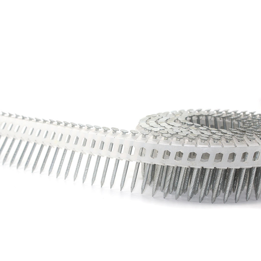 15stupňov&eacute; pozinkovan&eacute; plastov&eacute; hřeb&iacute;ky šroubov&aacute; stopka 1,83 x 32 mm 