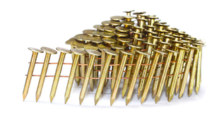 Clavos en espiral de 15 grados para tejas para techos de 1-3/4 pulg. X 0,120 pulgadas.