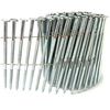 15 Degree Electro Galvanized Ring Shank Coil Nails 3-1/2 Inch X 0.122 Inch