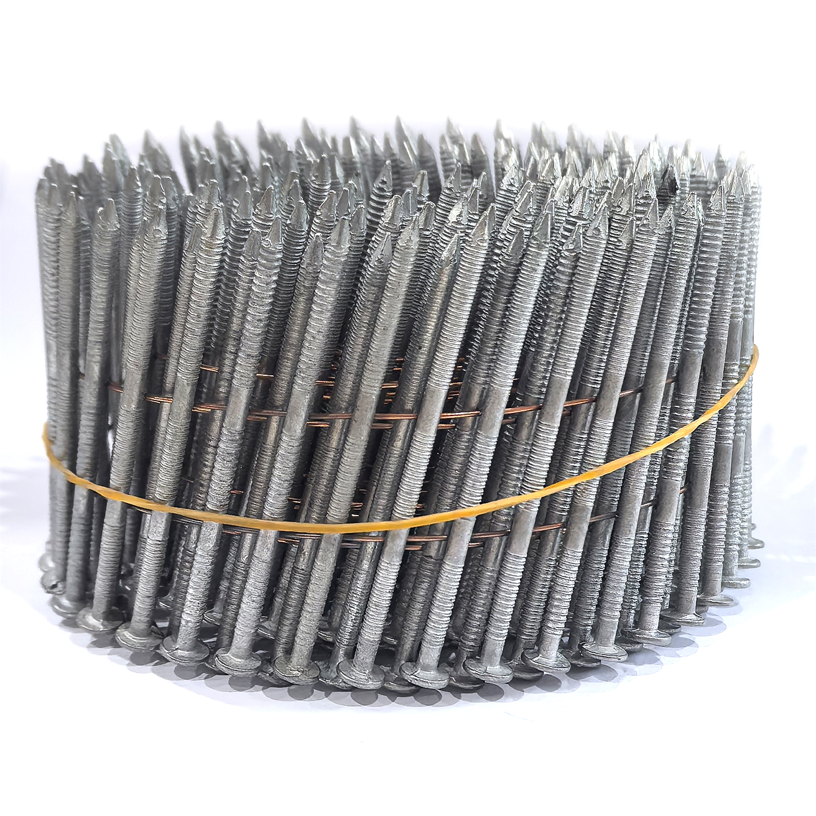 Hot Dipped Galvanized Coil Nails 15 Gradus 2.8x64mm Ring Shank
