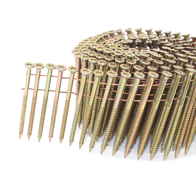 2-1/2 in. X .113 in. 15 degree wire coil kuko screws
