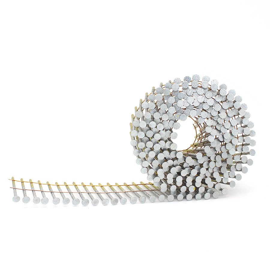B&C Eagle 2-3/8" X .099 Ring Shank Framing Nails - Hot Dip Galvanized, 15° Coil, 3,000 Per Box