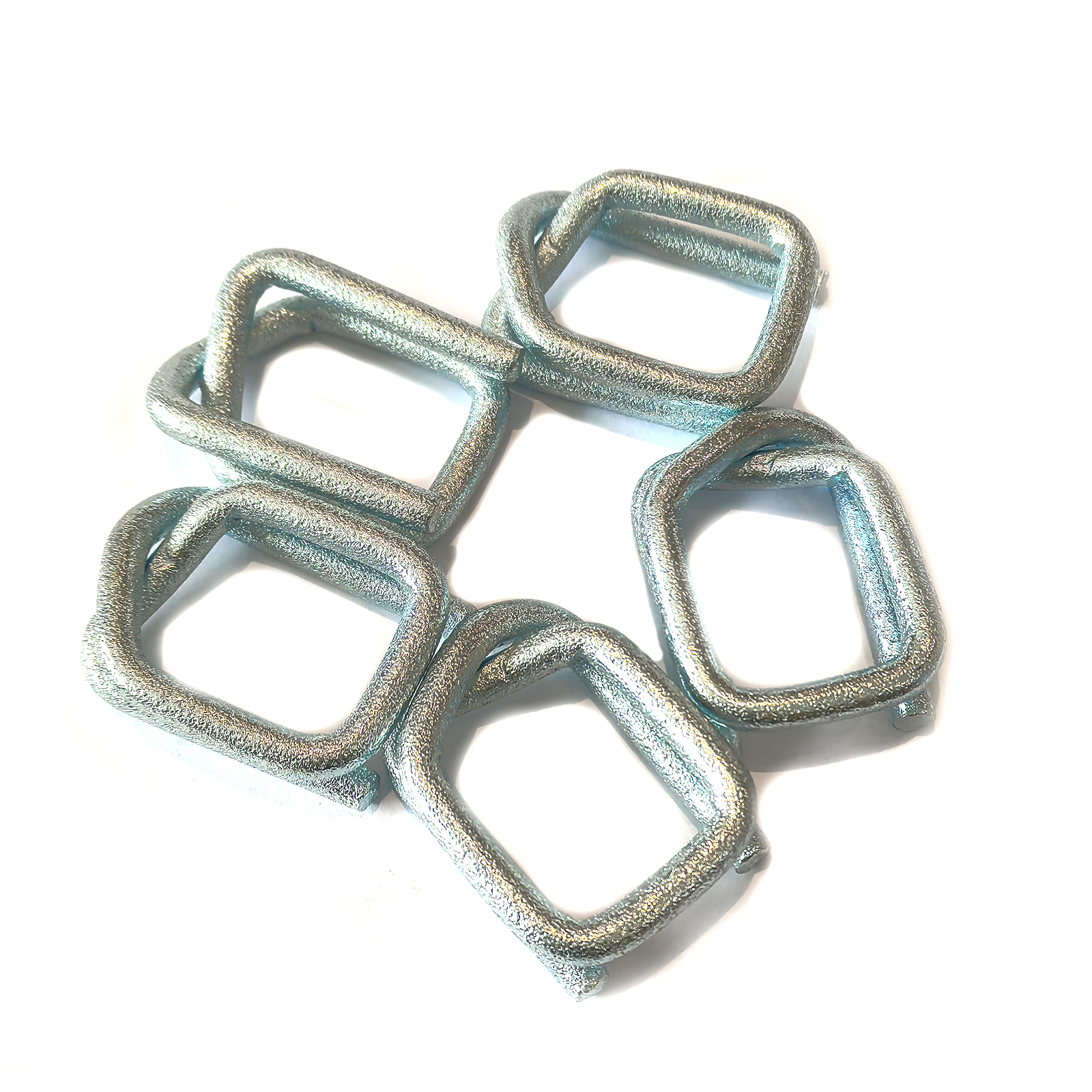 B&uacute;cla Miotail Galvanized 32mm Le haghaidh Strapping