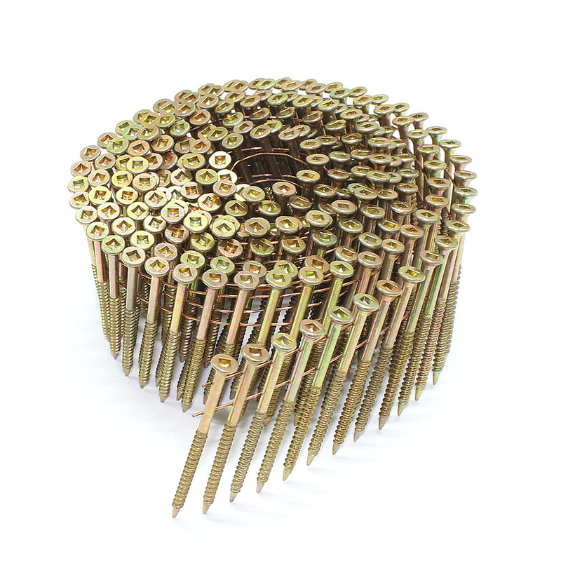 2-1/4 isteach x .120 isteach. 15&deg; Wire Coil Scri&uacute; Ingne Ceann Torx