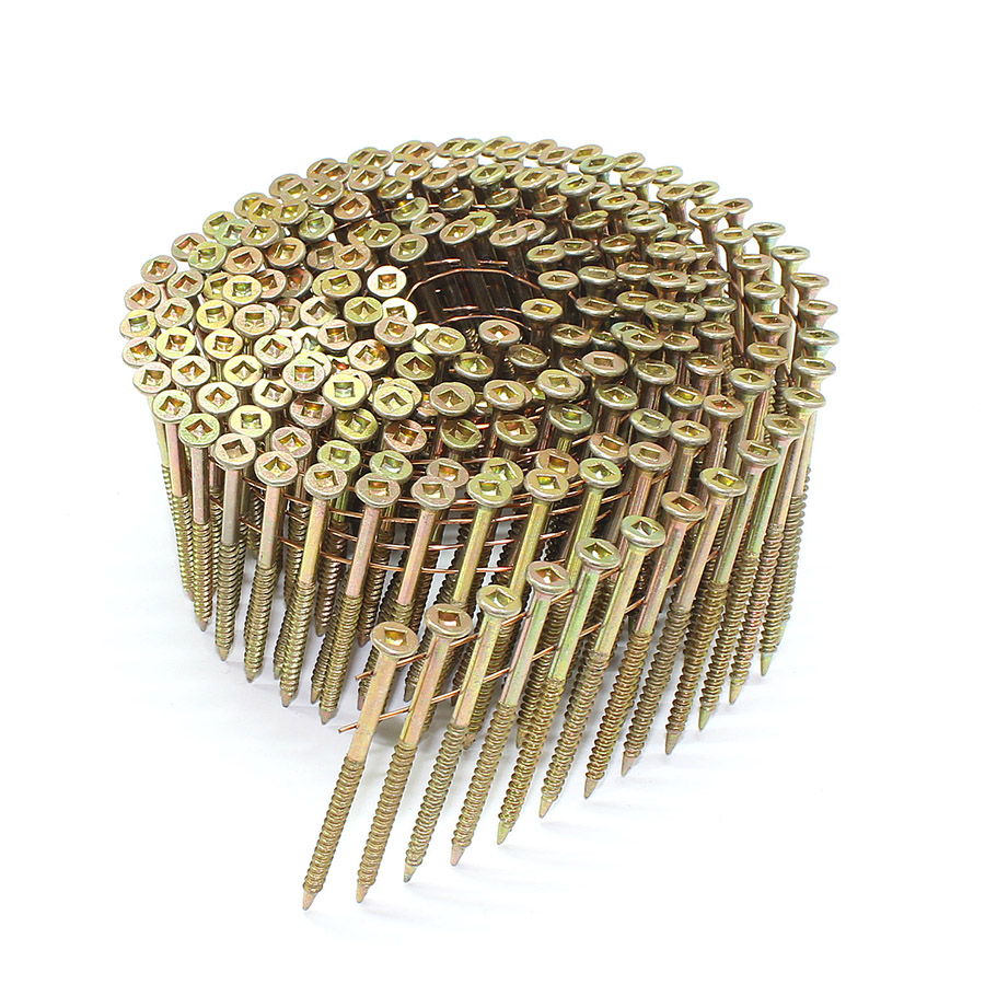 2-1/4 isteach x .120 isteach. 15&deg; Wire Coil Scri&uacute; Ingne Ceann Torx