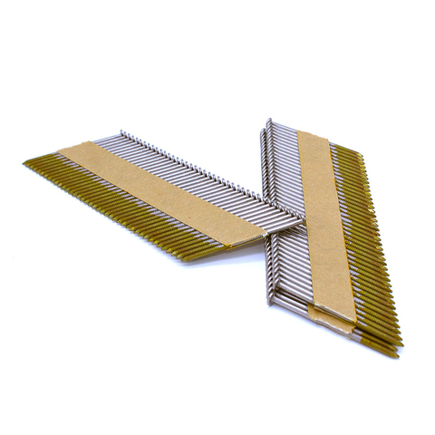 34 度ステンレス鋼紙テープ照合フレーム釘