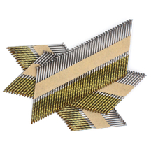 34 度ねじシャンク フレーム釘 3-1/4 インチ X 0.120 インチ