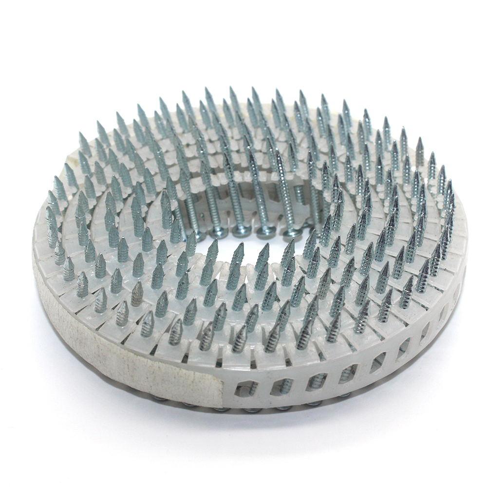 Tergalvani Elektro Plastik 15 Darjah Paku gegelung 1.8x20mm 