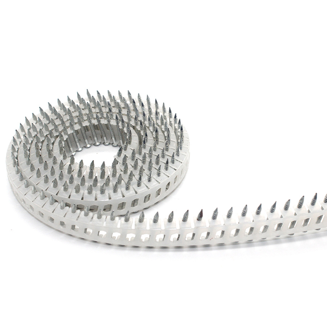 15 stupnjeva pocinčane nokte od plastične zavojnice prsten Shank 1,80x19mm 