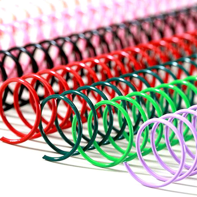 Nylon revestido espiral alambre-o alambre de unión ukax libronak uñt’ayañatakiw wakisi.