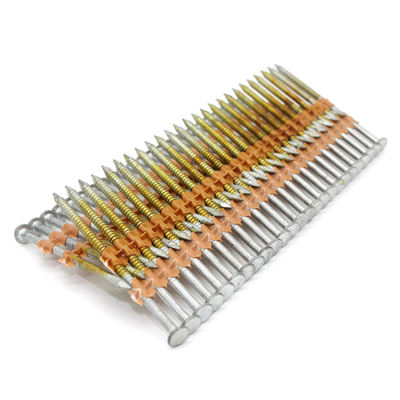 21 ອົງສາ 3 ໃນ. X 0.131 ເລັບກອບ Galvanized Collated