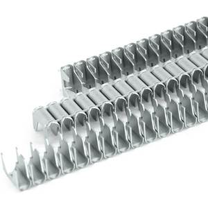 Clip per clinciatura in acciaio con fascetta 68H18S