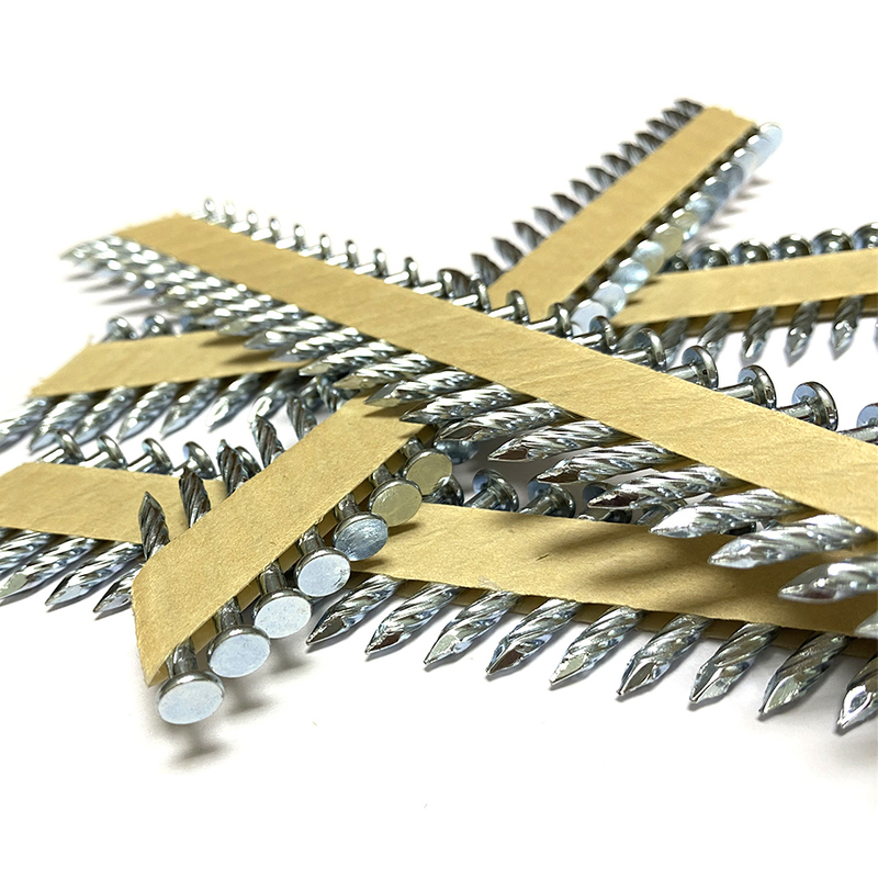 3,4x35 mm 12um elektrisk galvaniserat papper sorterad bj&auml;lkespik